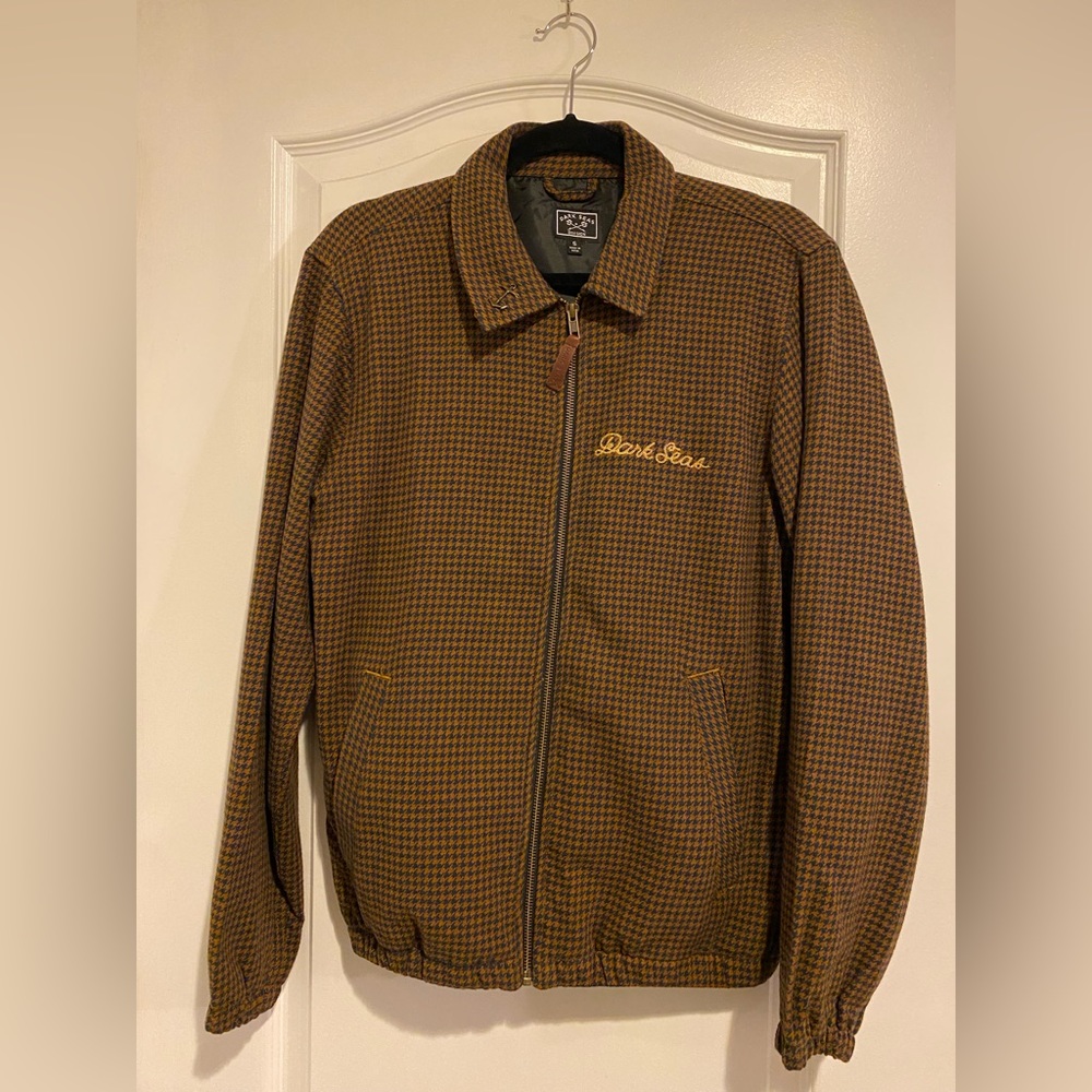 Dark Seas Brown Houndstooth Jacket